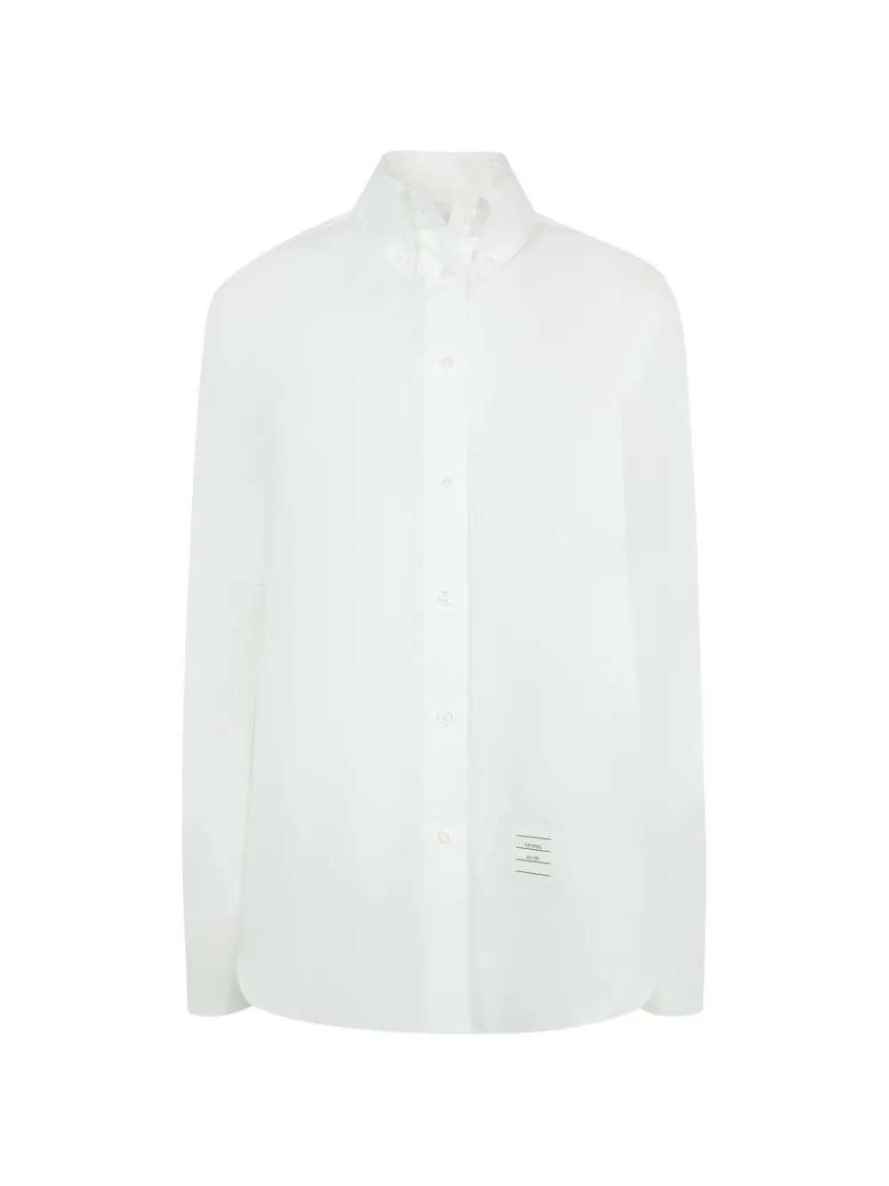 Thom Browne oversized poplin shirt - Weiß