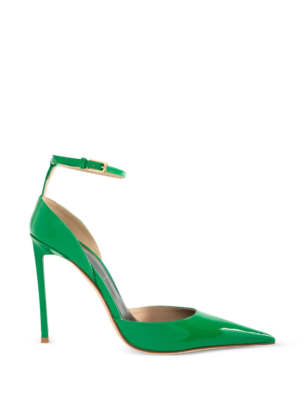 TOM FORD Vertigo patent-leather ankle-strap pumps - Green
