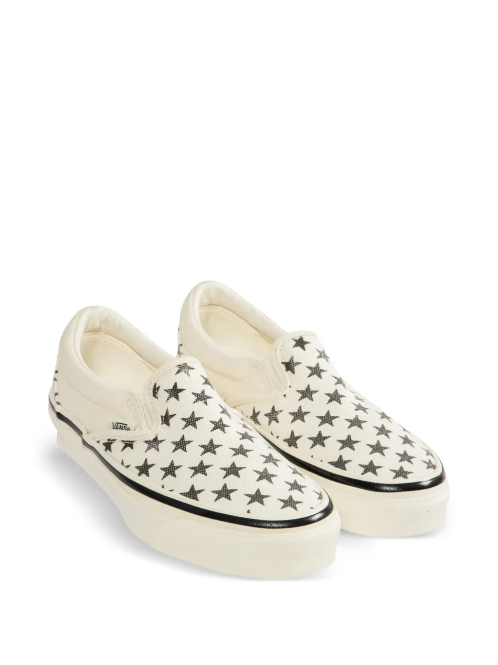 Vans Classic Premium 98 star-print slip-on sneakers Beige