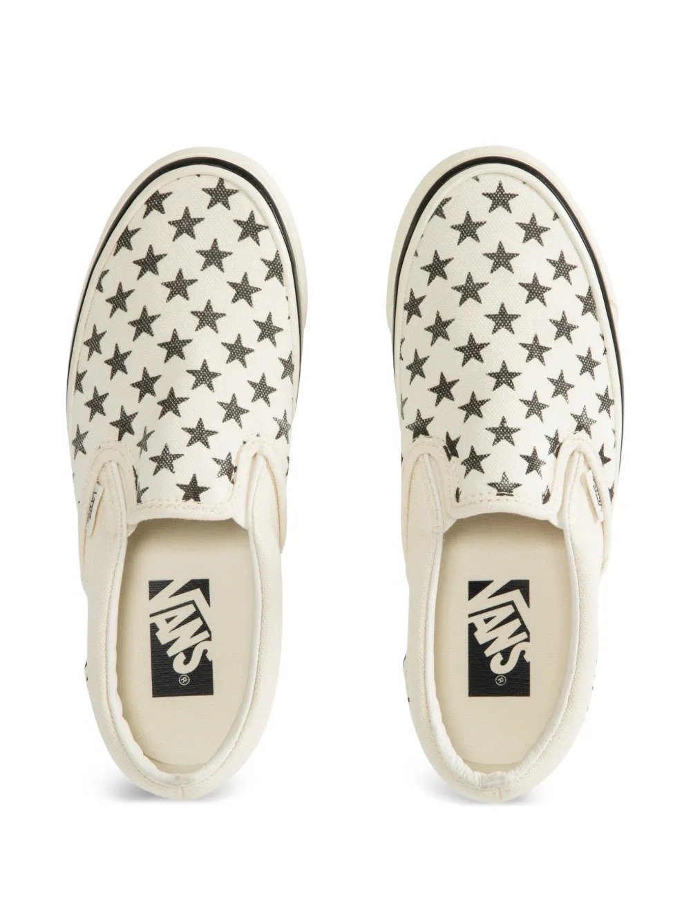 Vans Classic Premium 98 star-print slip-on sneakers Beige