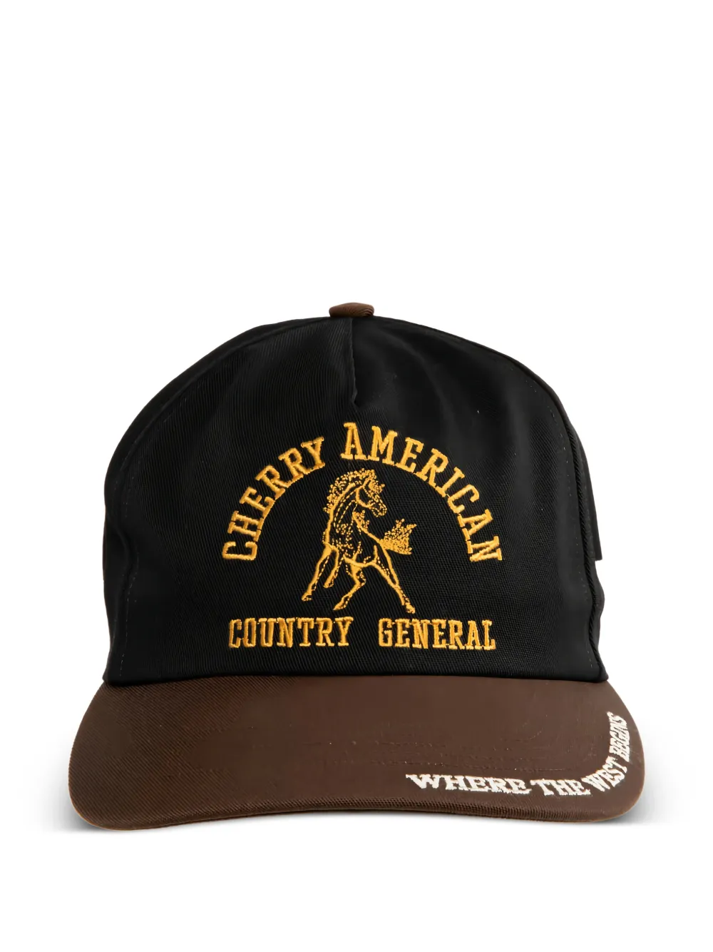 Cherry LA Country General 5-panel hat - Nero