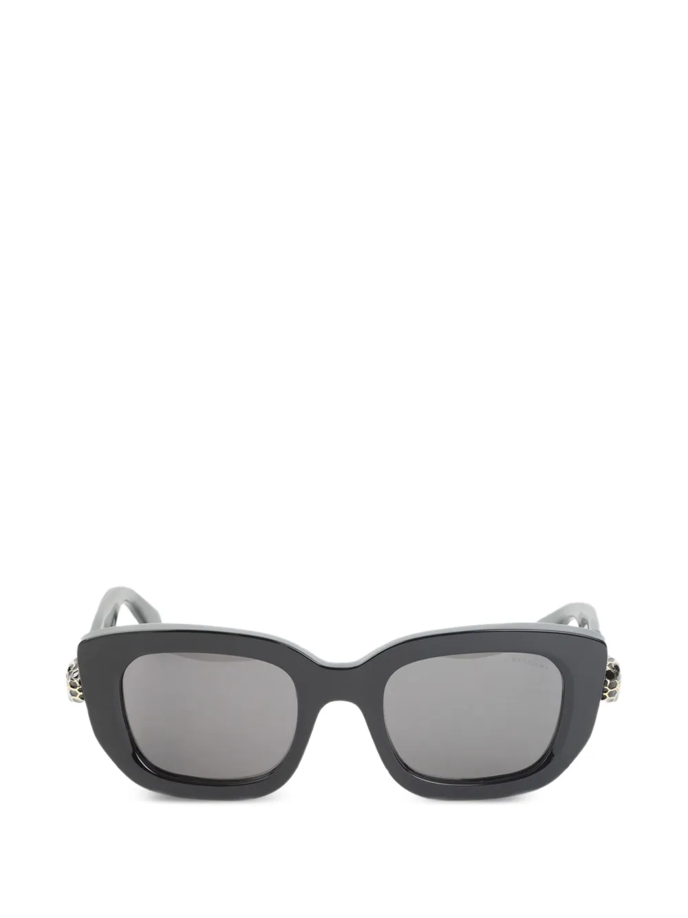 Bvlgari Serpenti square-frame sunglasses - Schwarz
