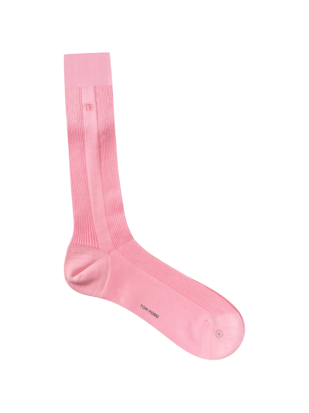 TOM FORD ribbed TF-embroidered socks - Rosa