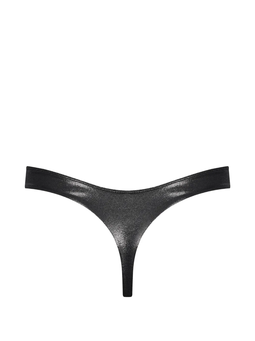 Maison Close Metallic bikinislip Zilver