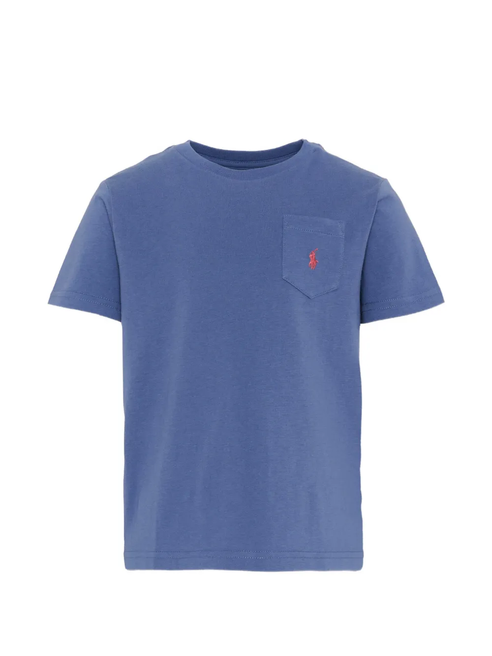 POLO RALPH LAUREN KIDS embroidered-logo pocket T-shirt - Blu