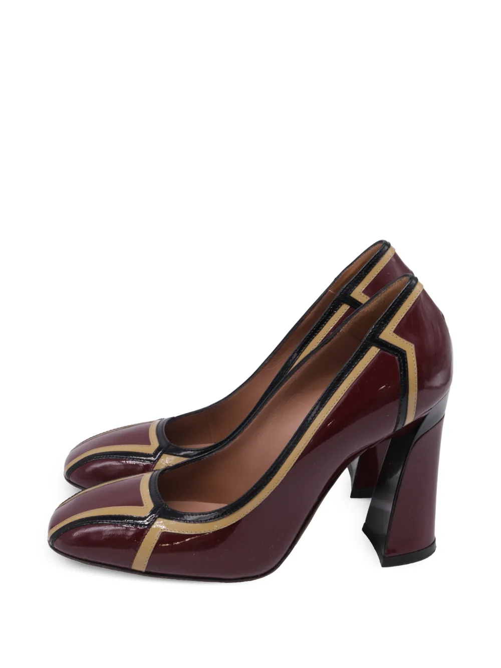 Marni Pre-Owned two-tone pumps - Rosso