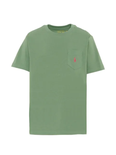 POLO RALPH LAUREN KIDS embroidered-logo pocket T-shirt