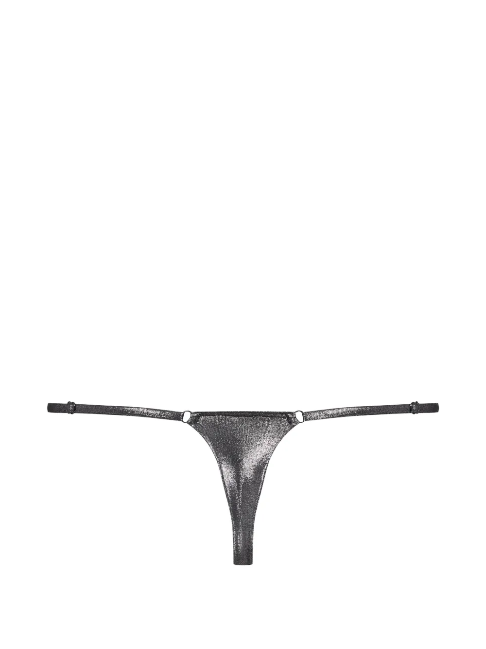 Maison Close Metallic bikinislip Zilver