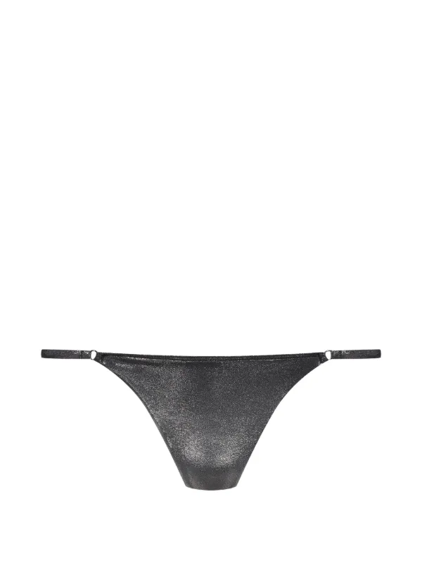 Maison Close メタリック ビキニボトム | シルバートーン | FARFETCH JP