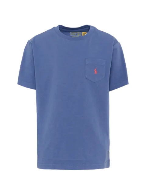 POLO RALPH LAUREN KIDS embroidered-logo pocket T-shirt