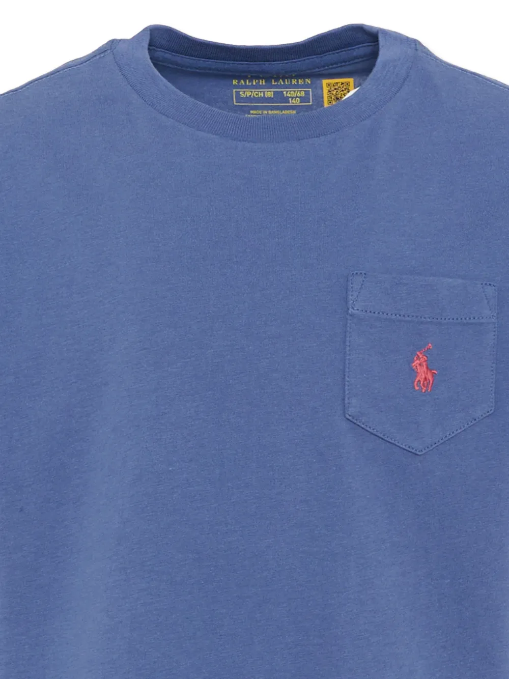 POLO RALPH LAUREN KIDS T-shirt met geborduurd logo en zak Blauw