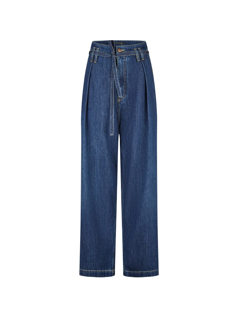 Annette Görtz Enia belted pleated jeans - Blu