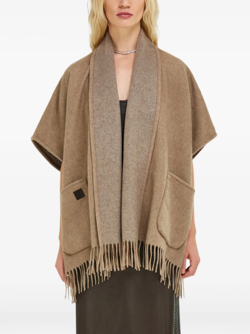Ferragamo Kasjmier cape Bruin