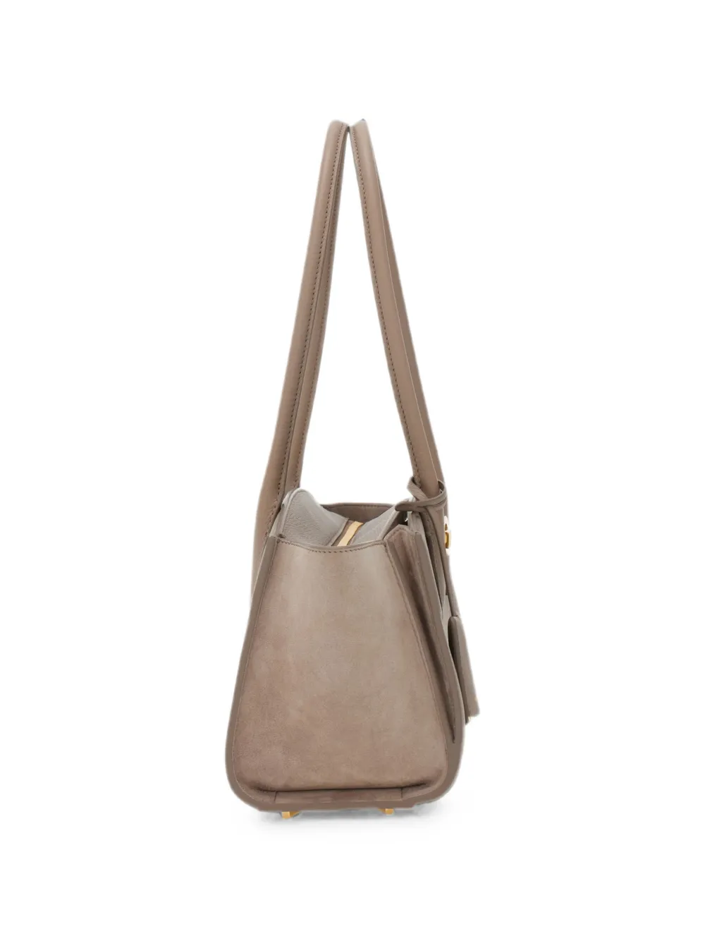 Ferragamo Studio Soft East-West medium tas Beige