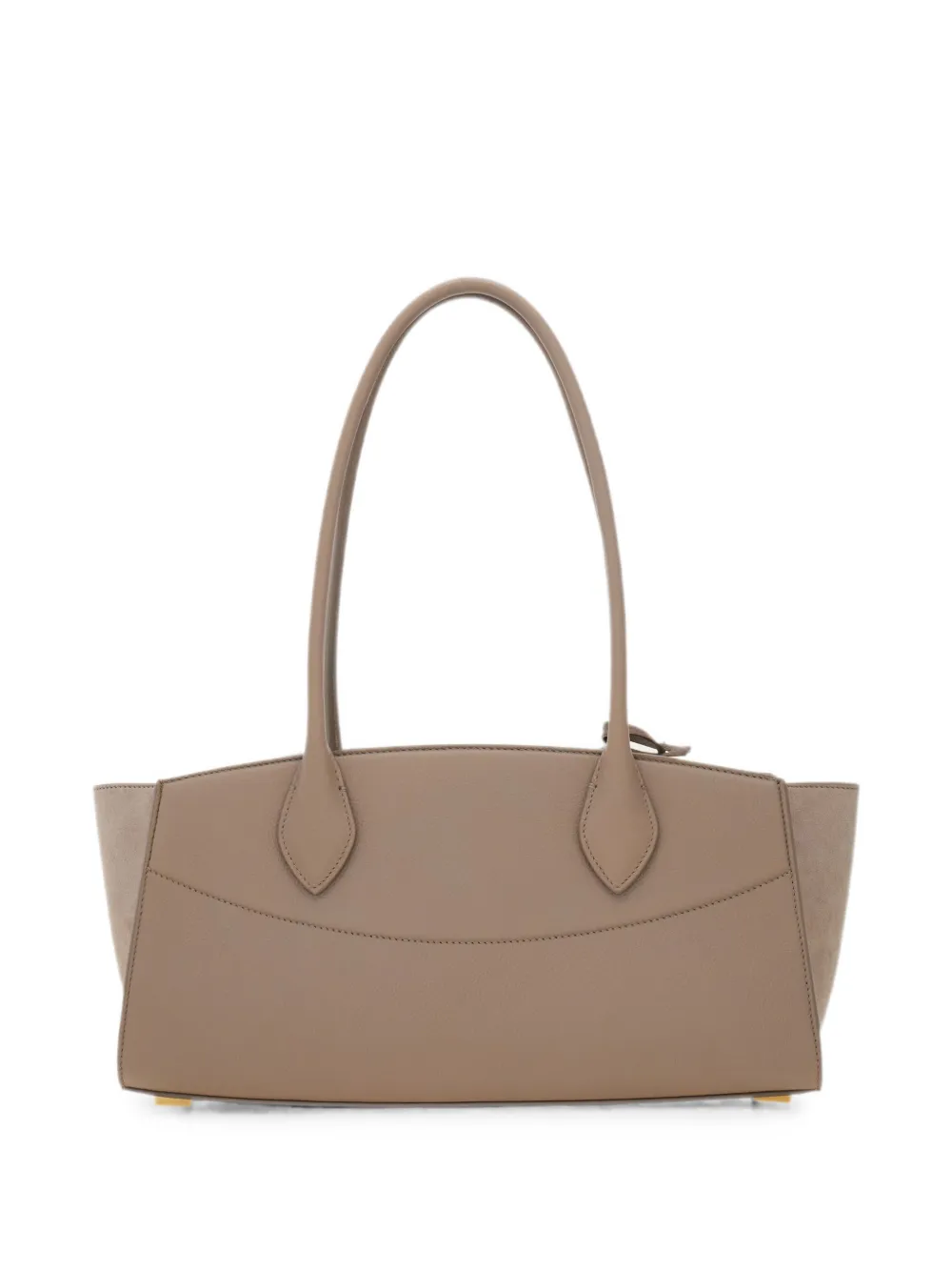 Ferragamo Studio Soft East-West medium tas Beige