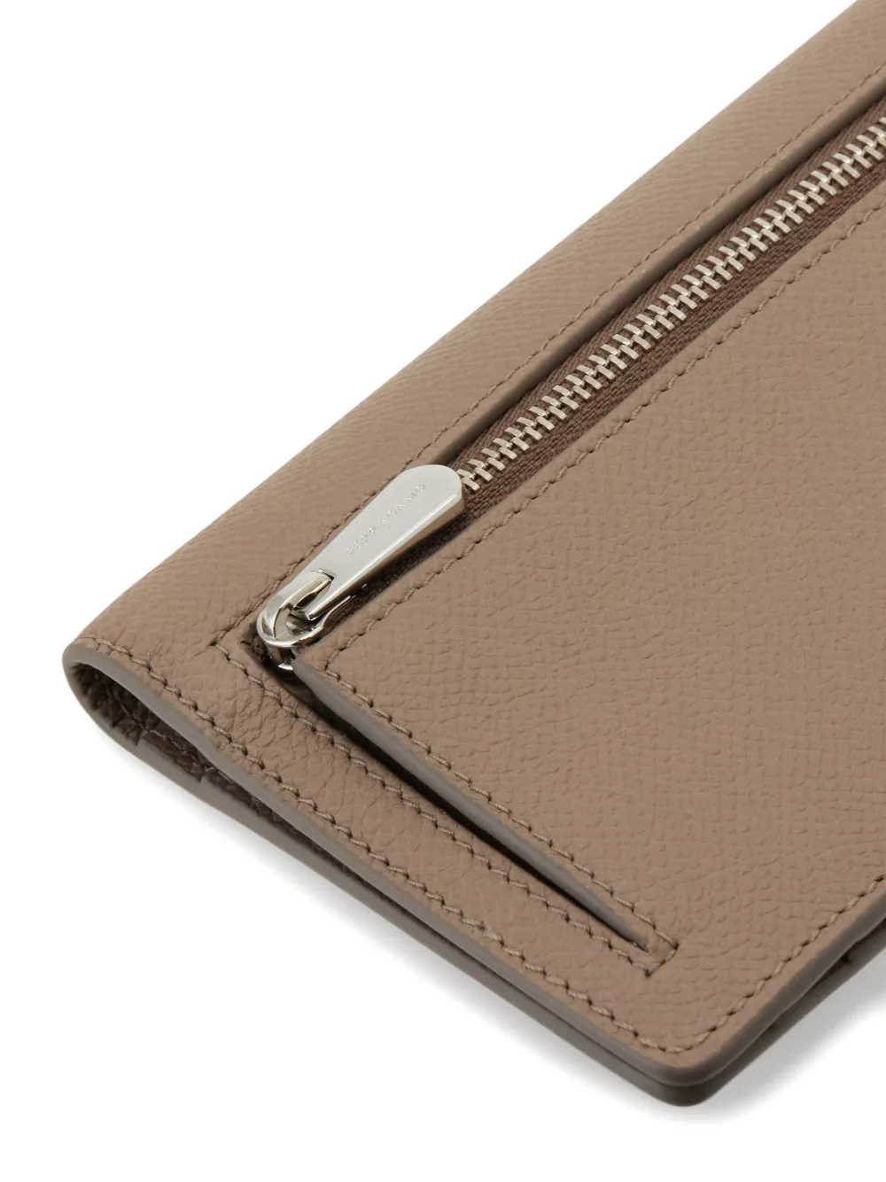 Ferragamo Gancini portemonnee Beige