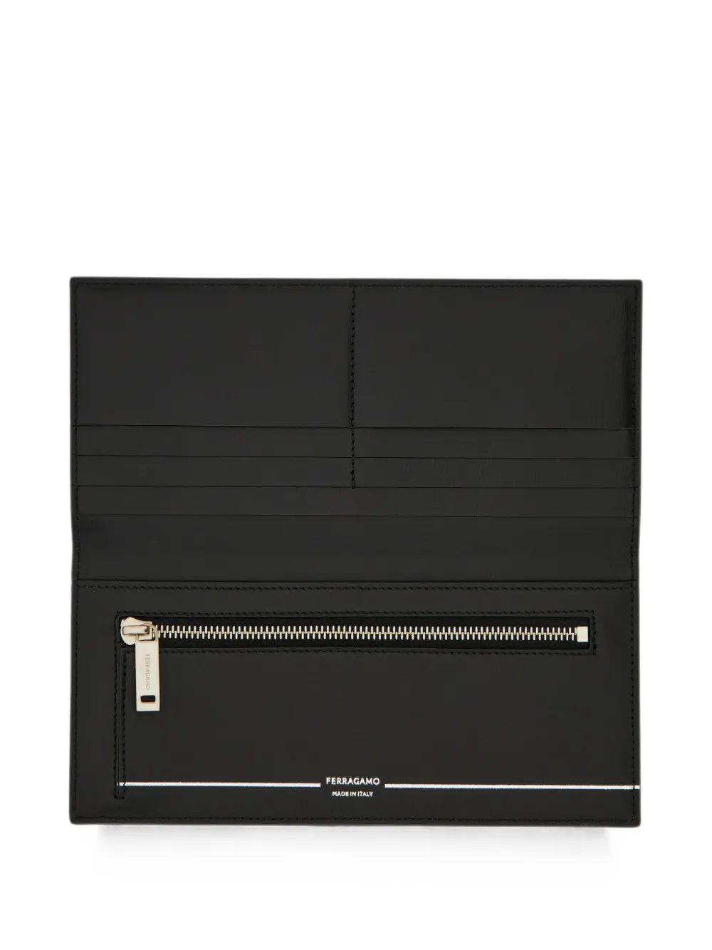 Ferragamo Gancini portemonnee Zwart