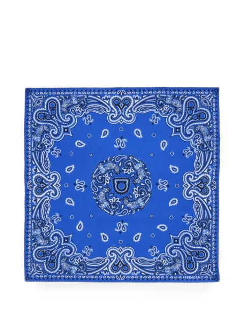 Ferragamo Arabesque print bandana
