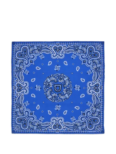 Ferragamo Arabesque print bandana
