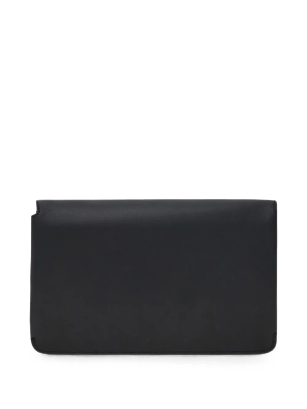Ferragamo Gancini platte mini-tas Zwart