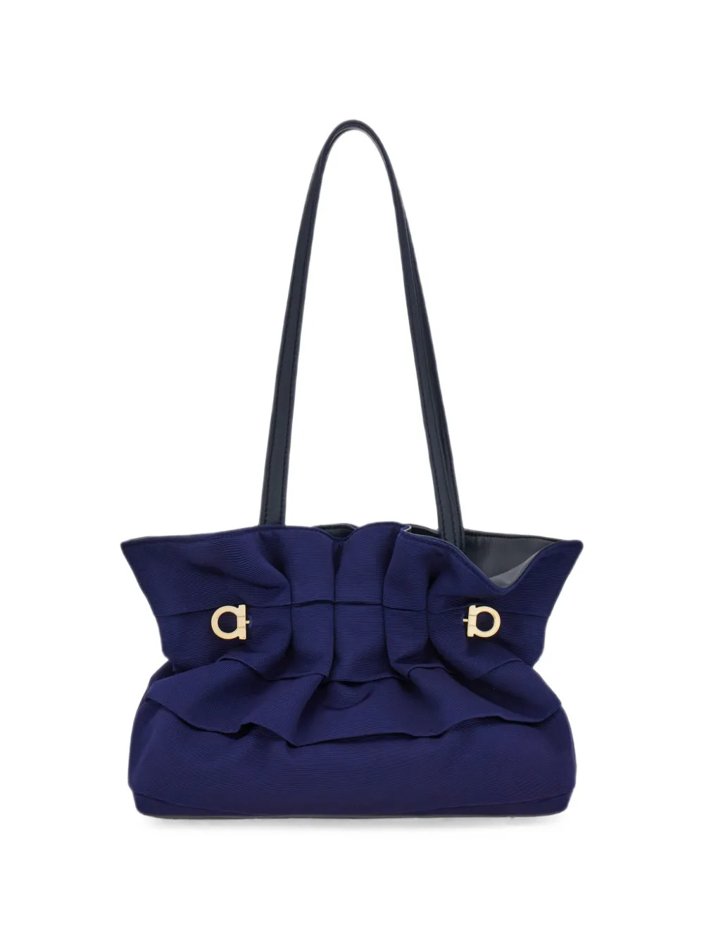 Ferragamo small soft shoulder bag Blauw