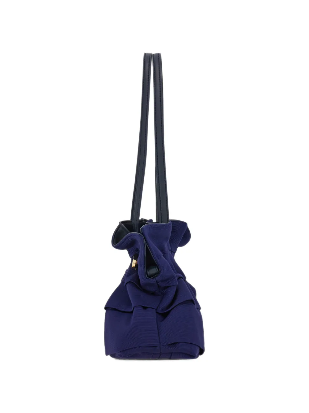 Ferragamo small soft shoulder bag Blauw