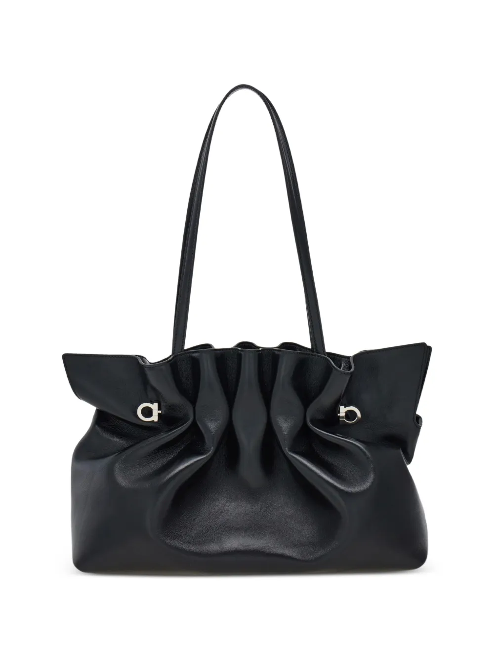 Ferragamo Soft medium tas Zwart