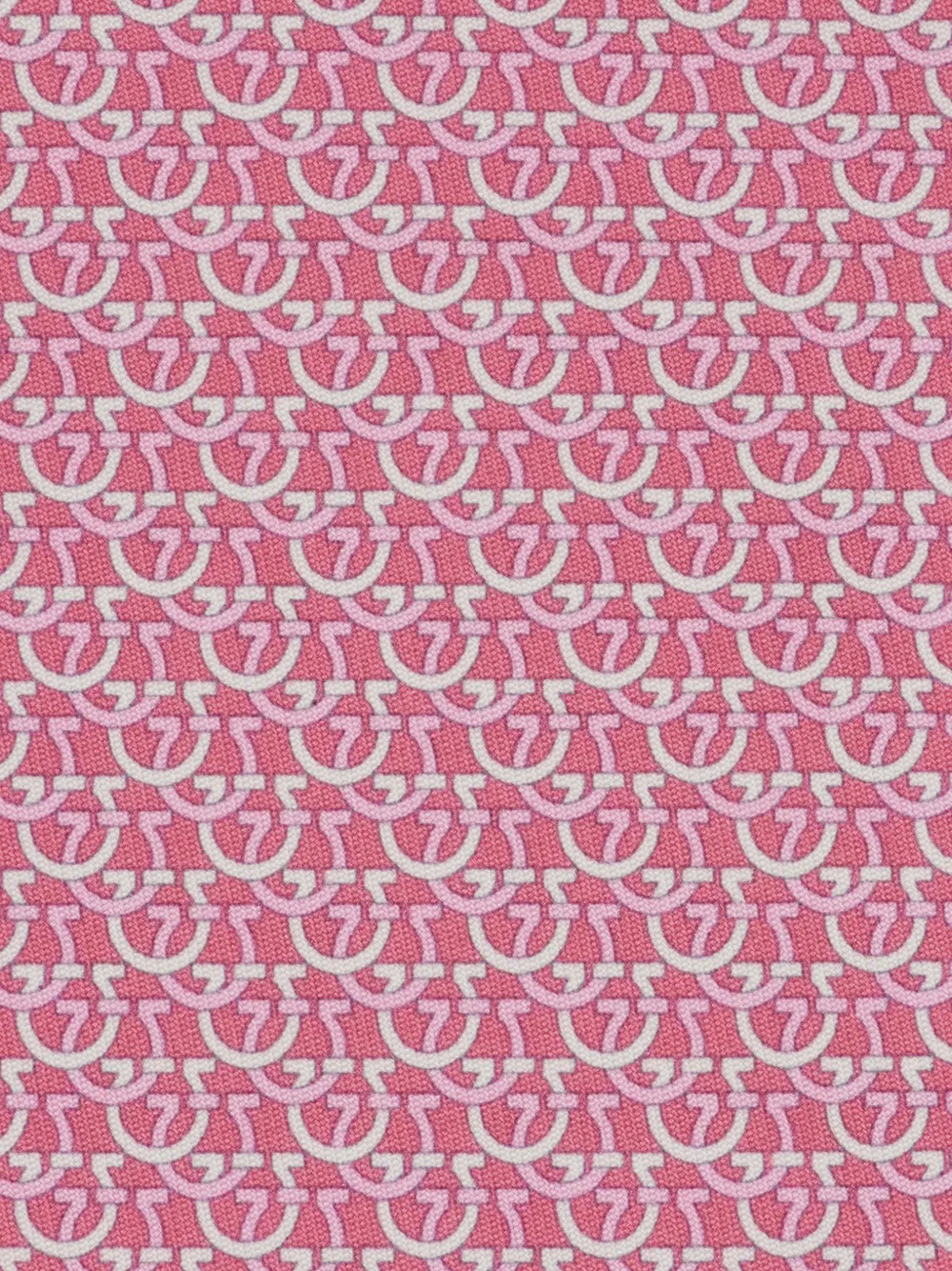 Ferragamo Gancini zijden stropdas Roze