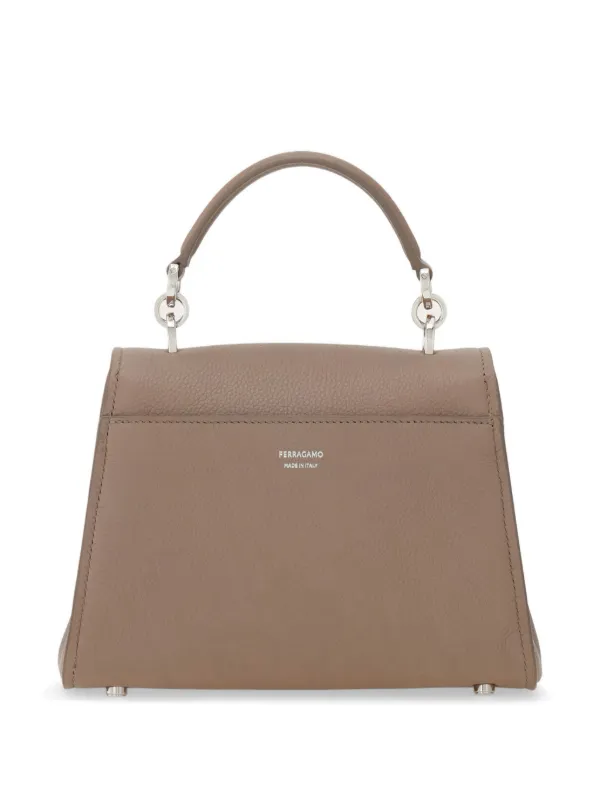 Ferragamo ガンチーニ ハンドバッグ S | ニュートラル | FARFETCH JP