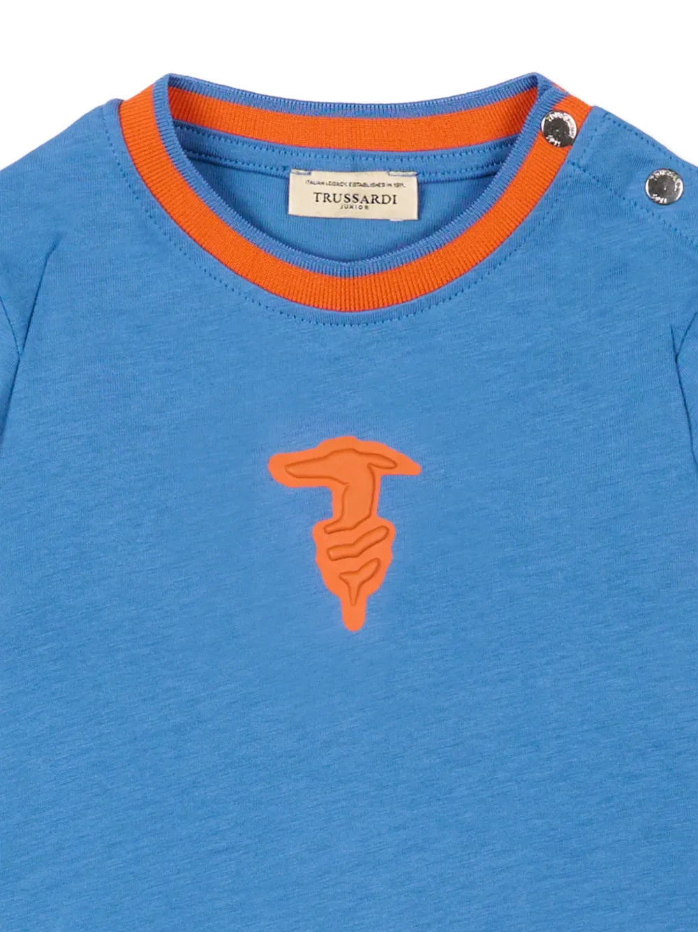 TRUSSARDI JUNIOR T-shirt met logopatch Blauw