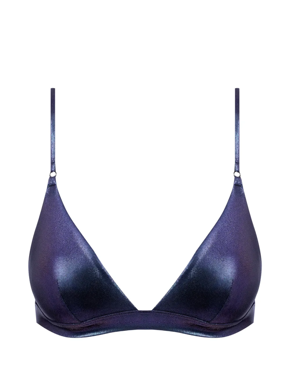 Maison Close triangle-cup bikini top - Blau