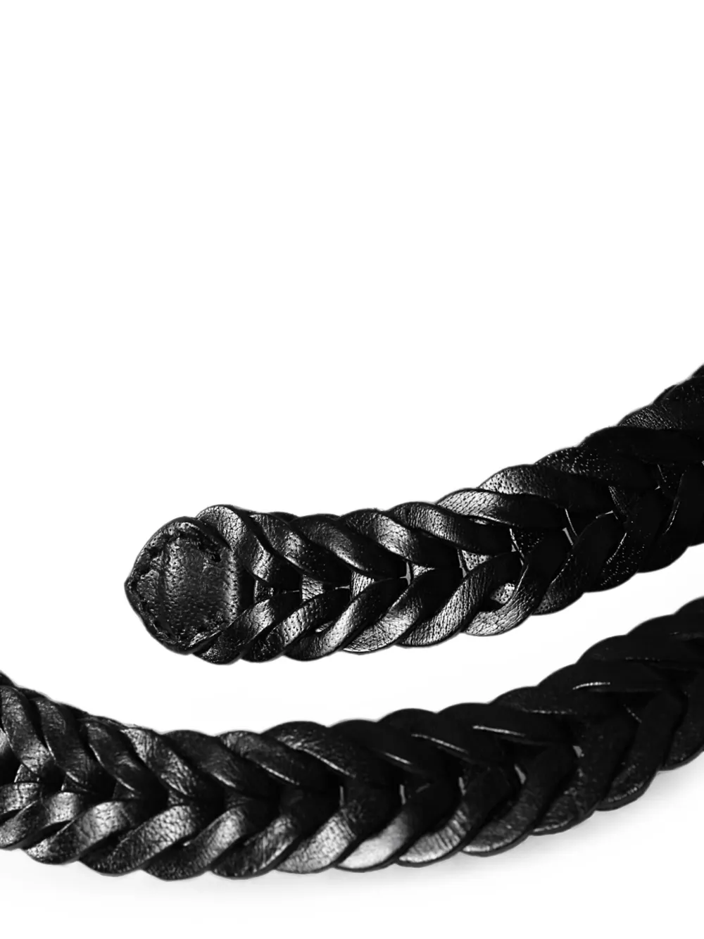 Dragon Diffusion Leather Belt In Black