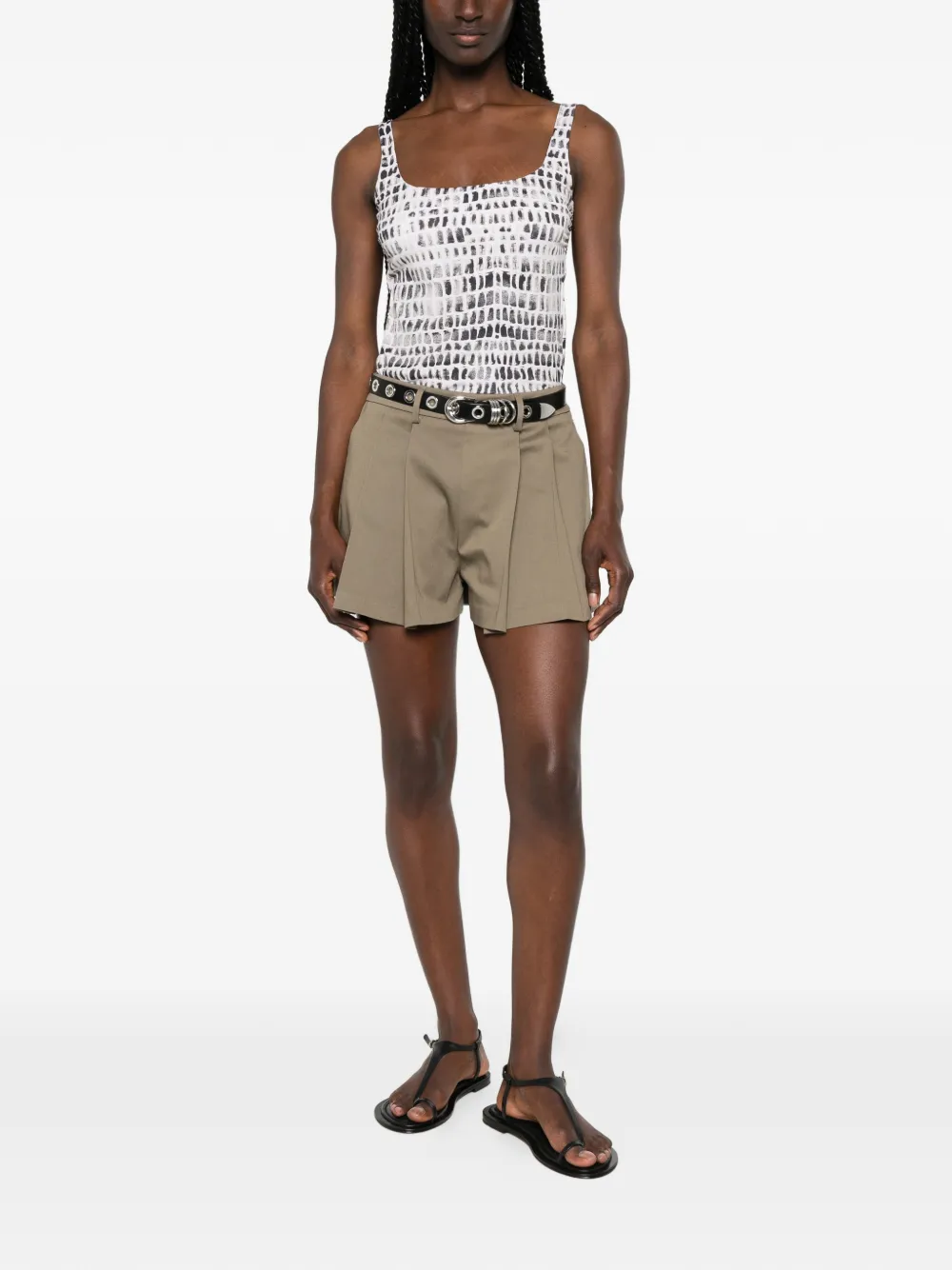 NINA 14.7 Formele shorts Groen