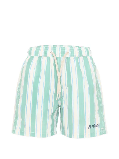 MC2 Saint Barth Kids striped swim shorts