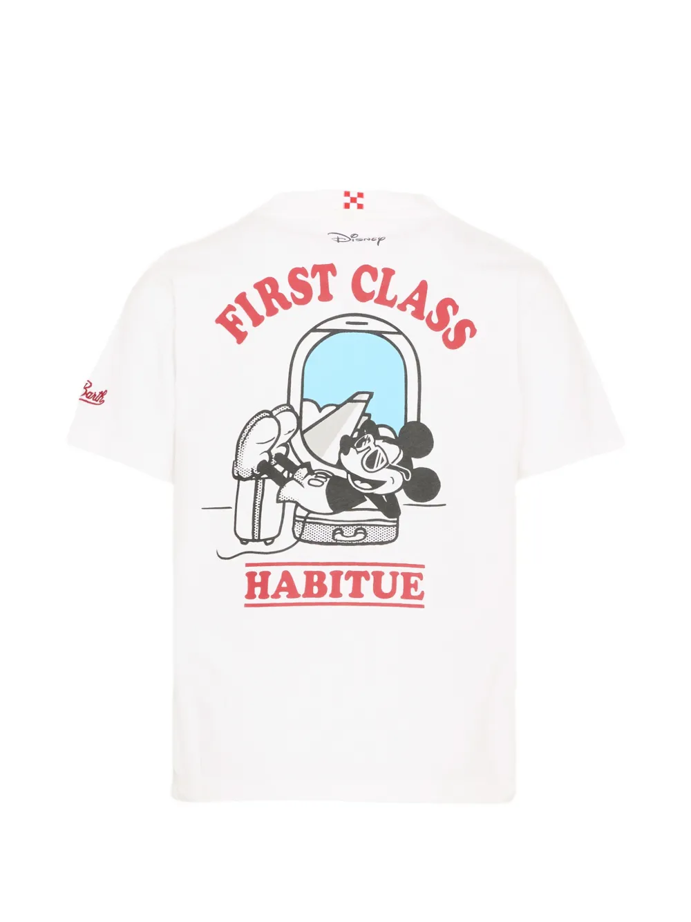 MC2 Saint Barth Kids Katoenen T-shirt met logoprint Wit