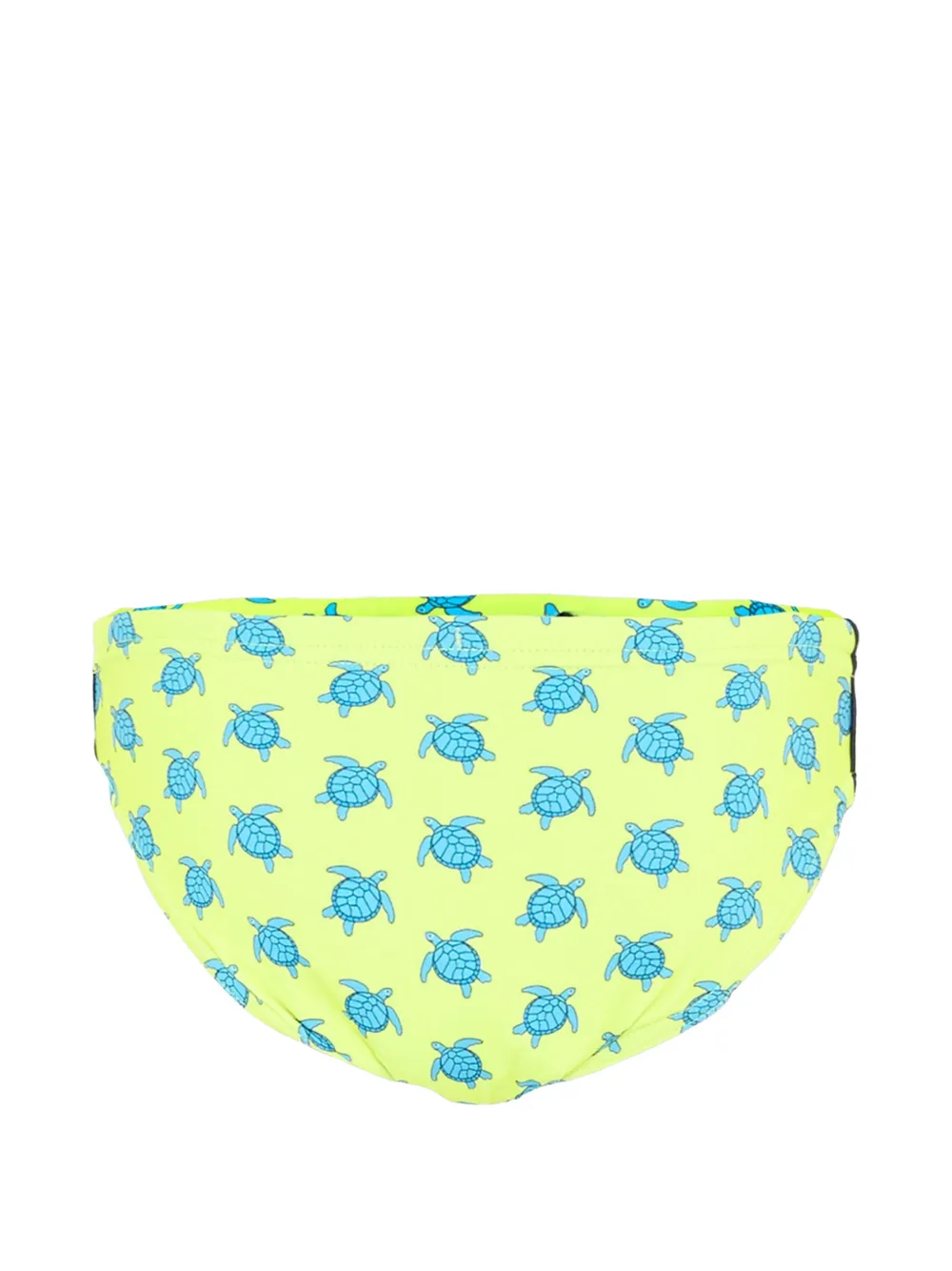 MC2 Saint Barth Kids Zwembroek met schildpadprint Geel