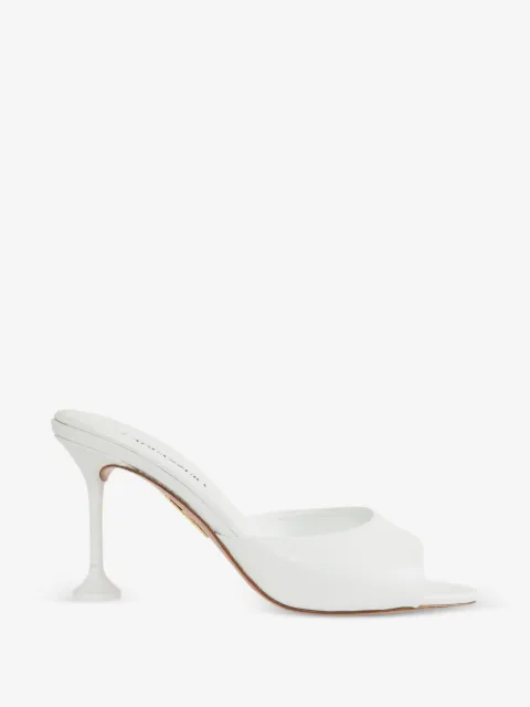Aquazzura Bisous leather mules