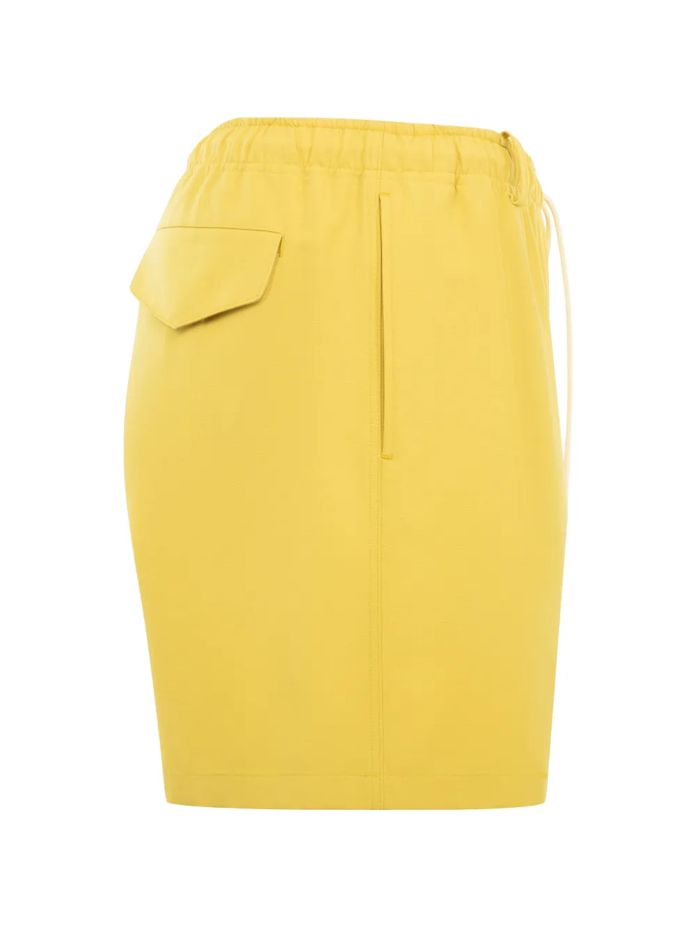 Auralee Elastic-waist Deck Shorts in Yellow, view 3