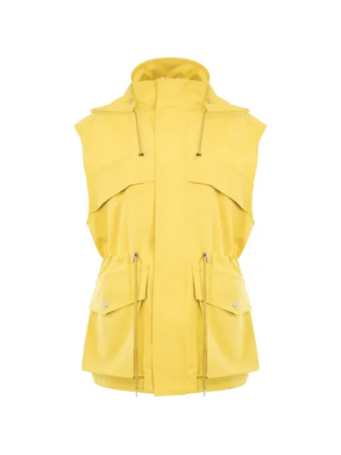 Auralee drawstring wool gilet