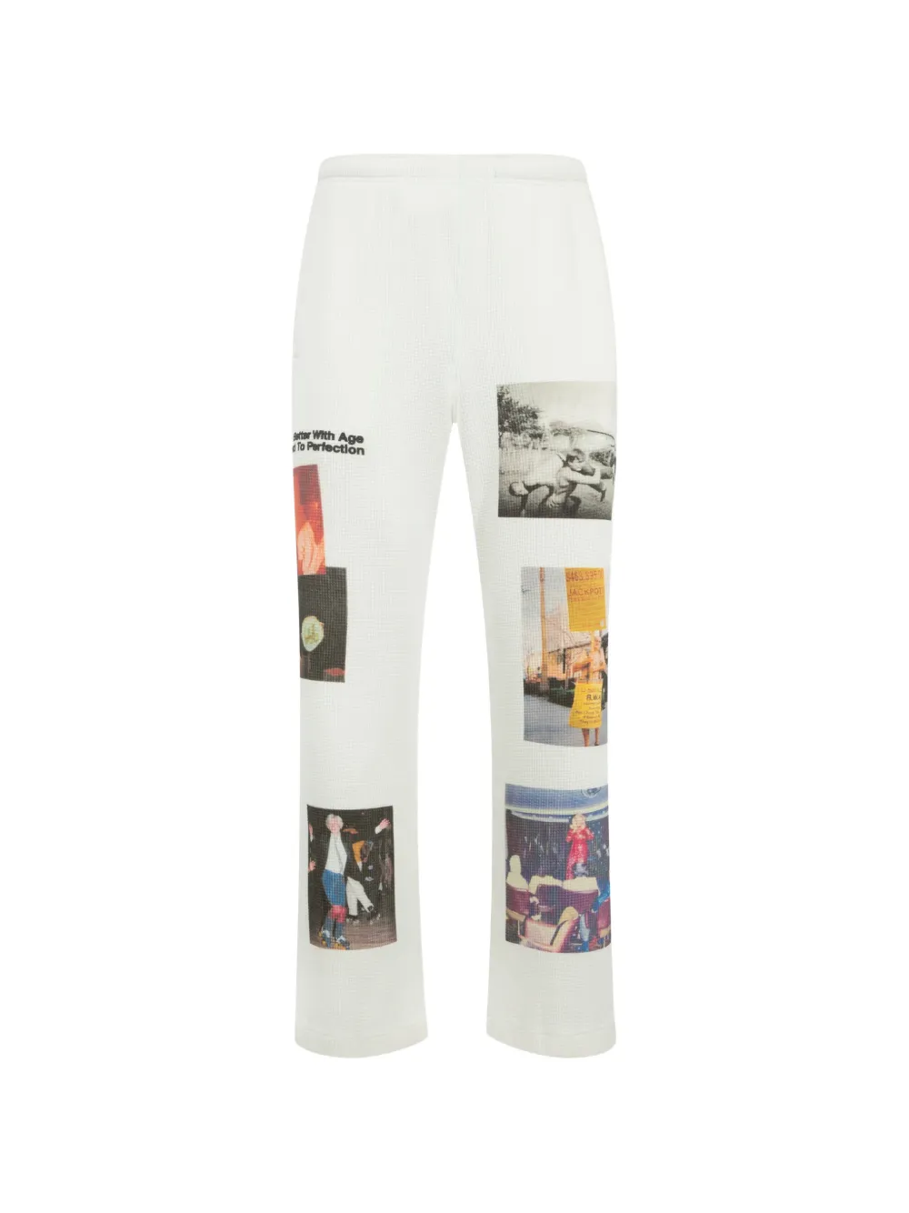 Better with Age Ricky waffle-knit trousers - Toni neutri