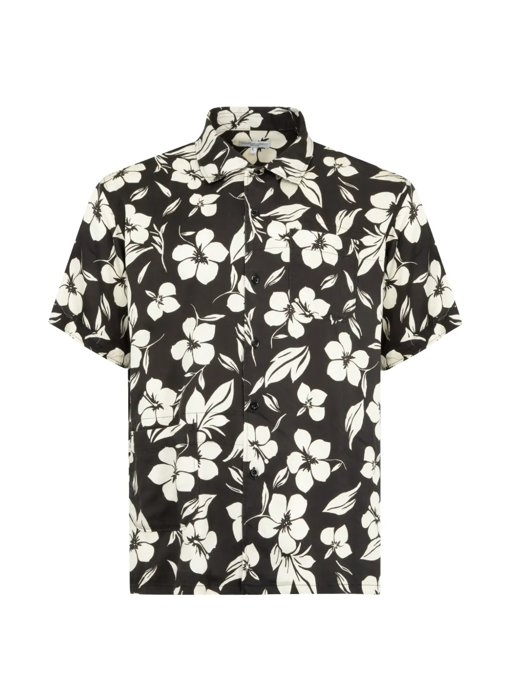 Engineered Garments floral-print Camp shirt - Nero