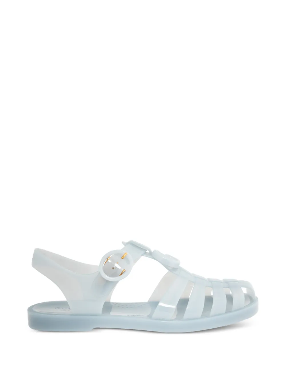 Gucci Double G rubber sandals - White