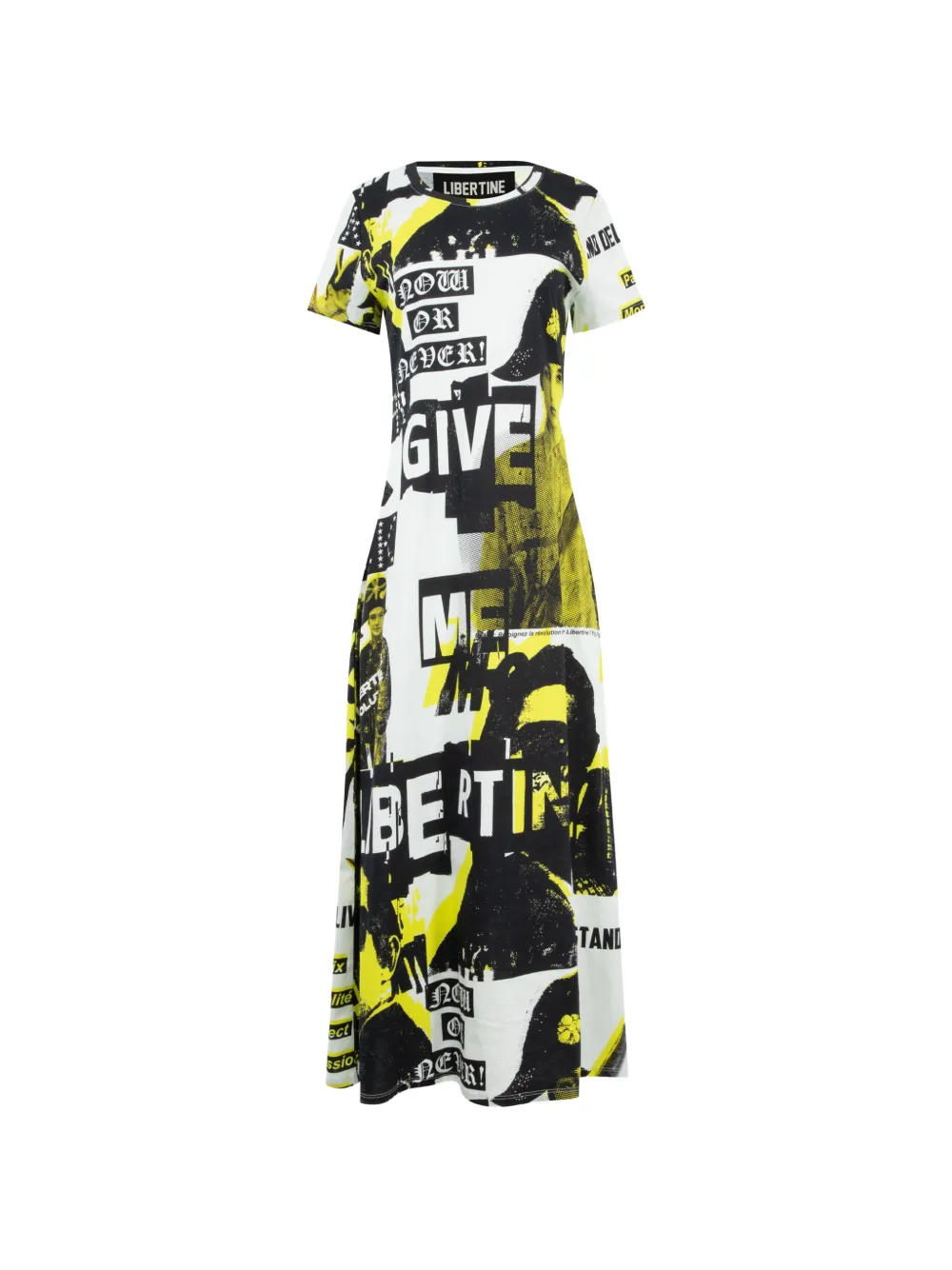 Libertine Paix-print T-shirt dress