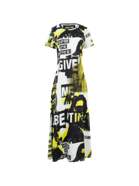Libertine vestido estilo camiseta con estampado Paix