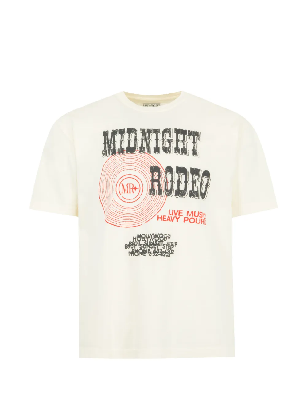 Midnight Rodeo Graphic-print T-shirt In Neutrals