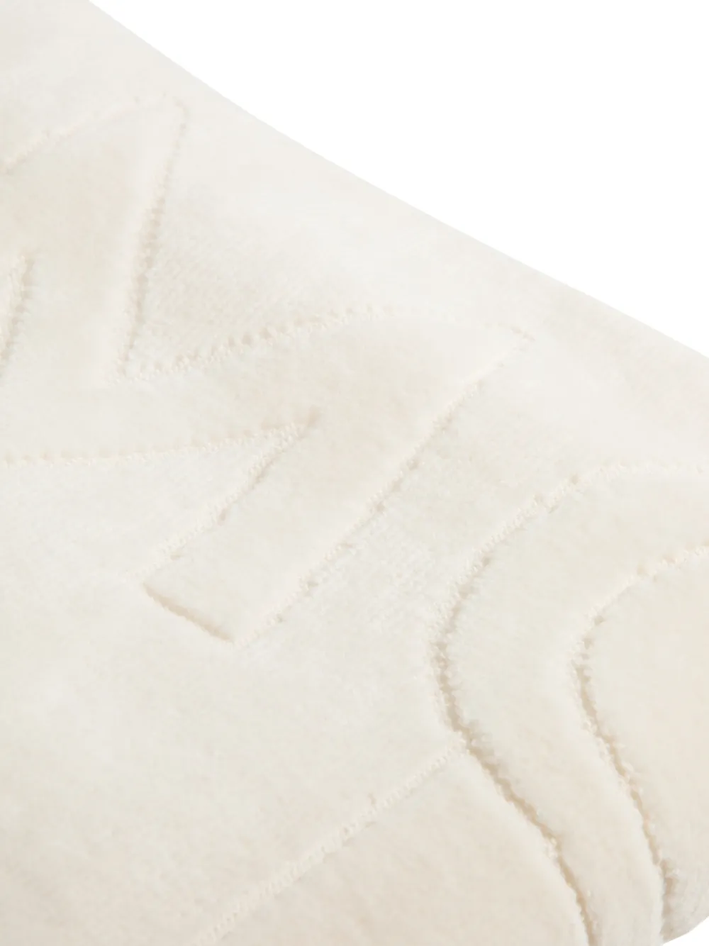 Moncler Strandlaken met geborduurd logo Beige