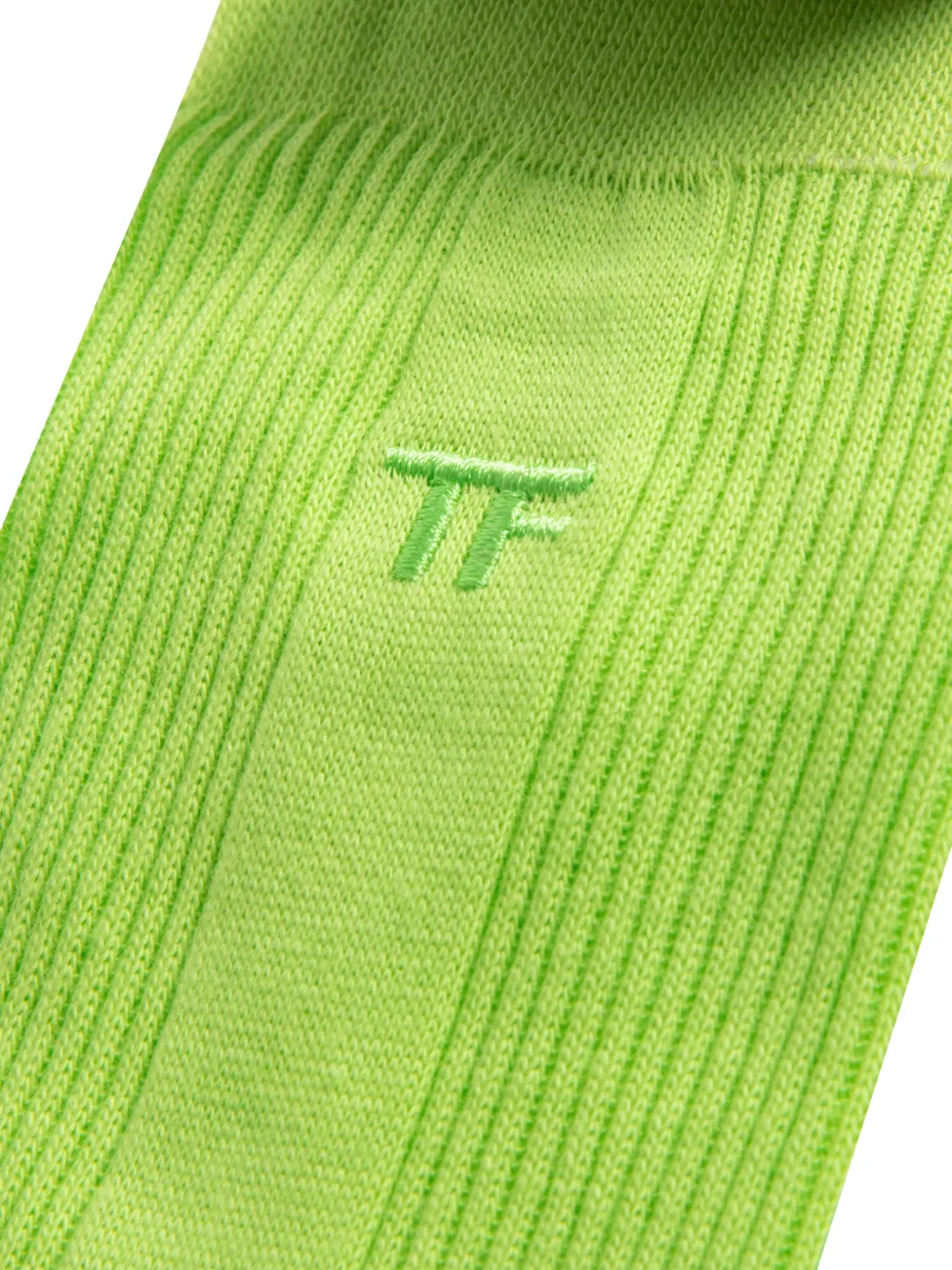 TOM FORD Sokken met geborduurd logo Groen