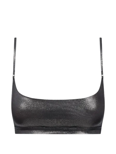 Maison Close top de bikini metalizado