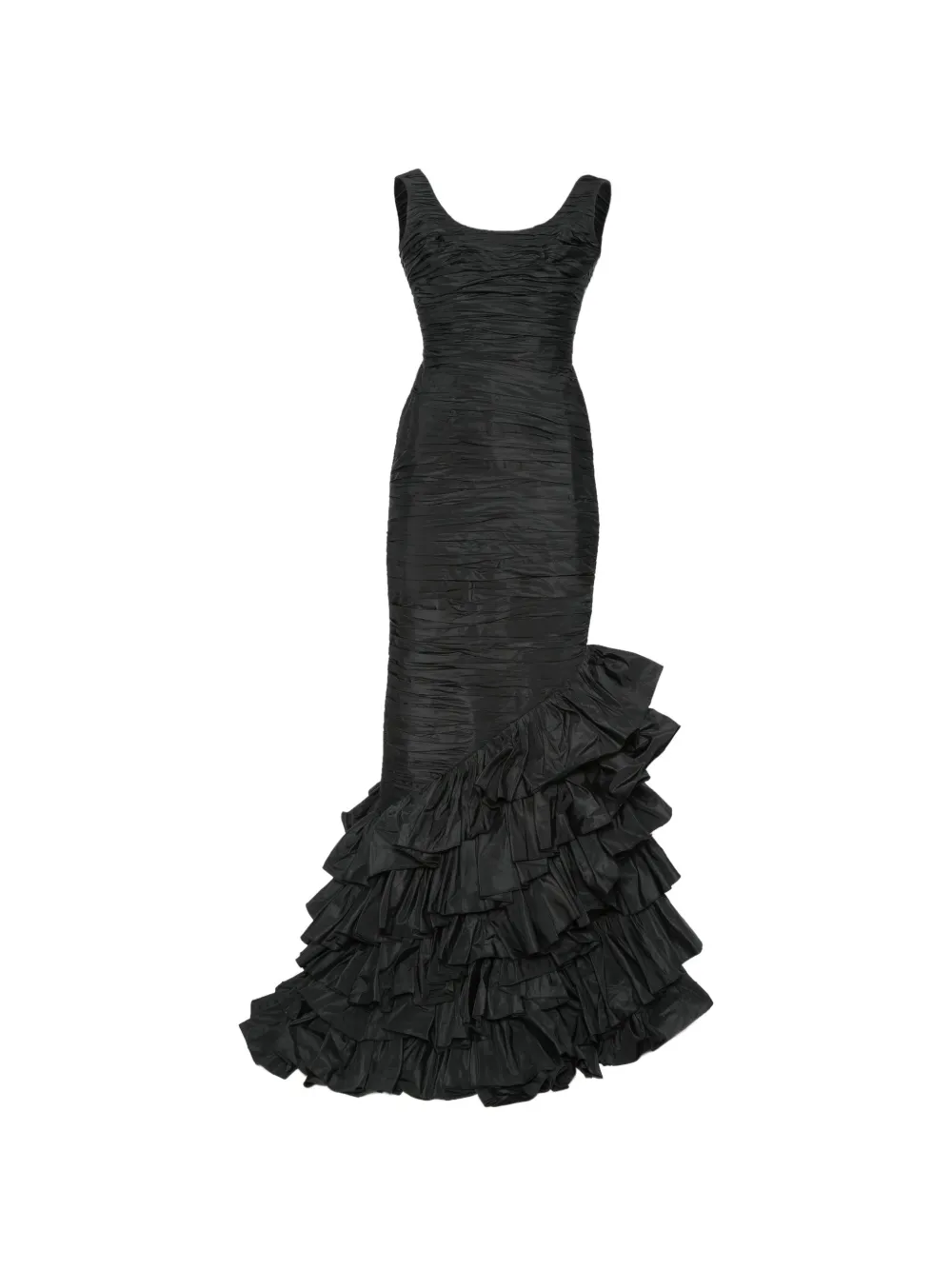 DUNESI Serafina ruffled gown
