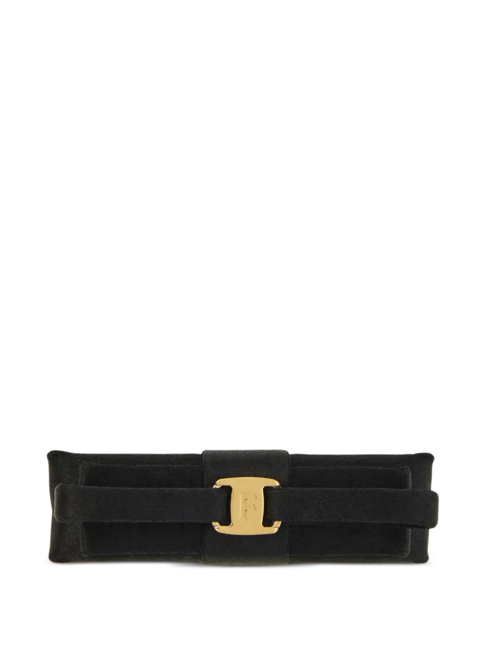 Ferragamo Fermacapelli mini con fiocco - Oro